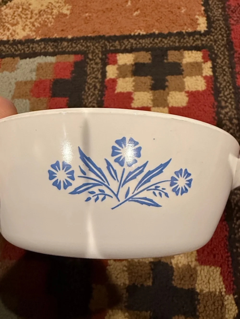 Vintage Corning ware blue corn flower petite pan